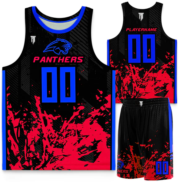 P.T. 1 PANTHERS CUSTOM BASKETBALL UNIFORM