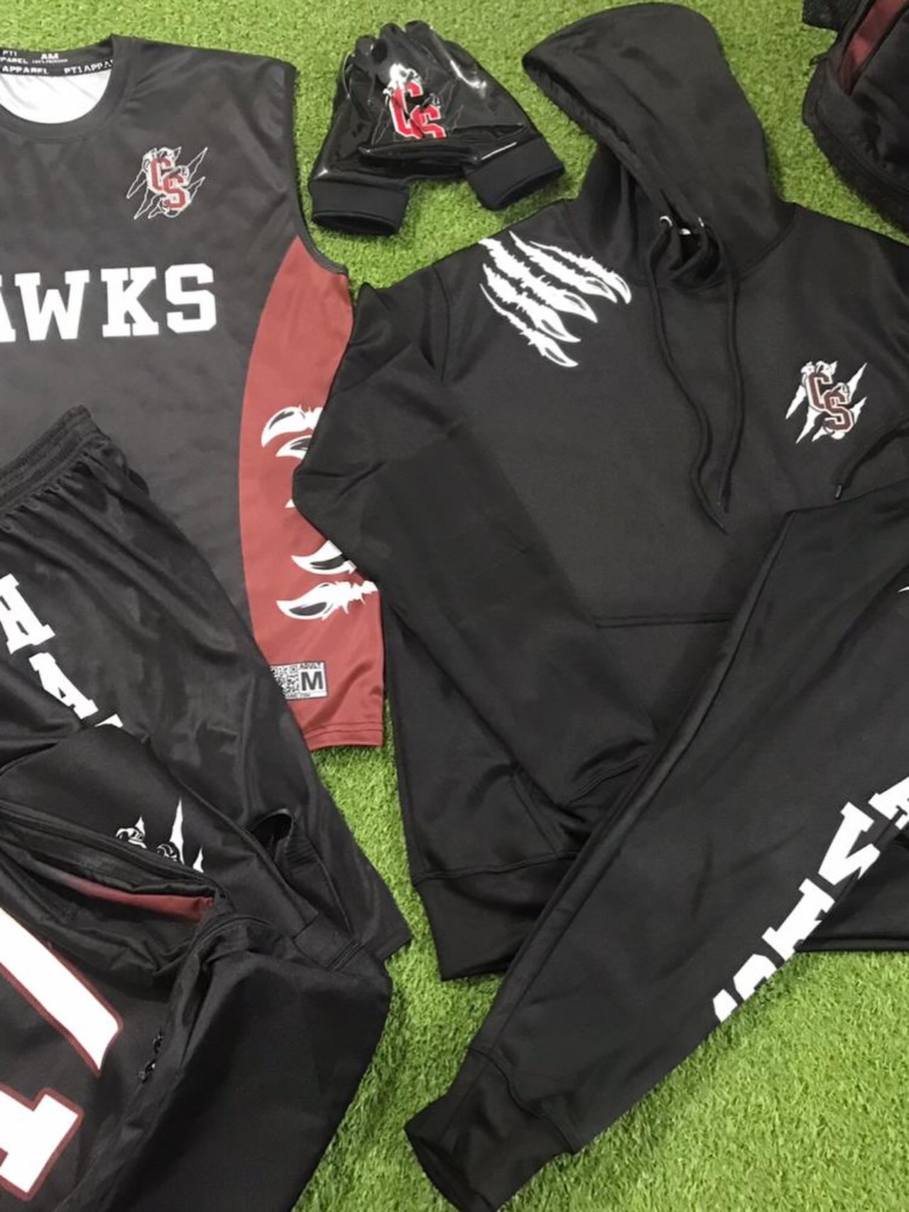 Square Flag Football Uniform