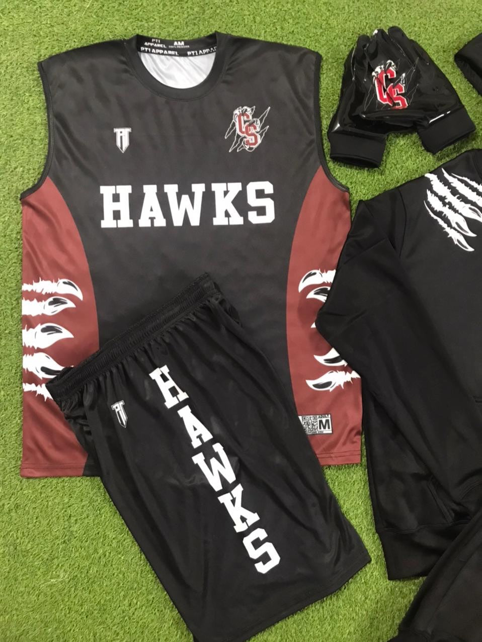 Square Flag Football Uniform