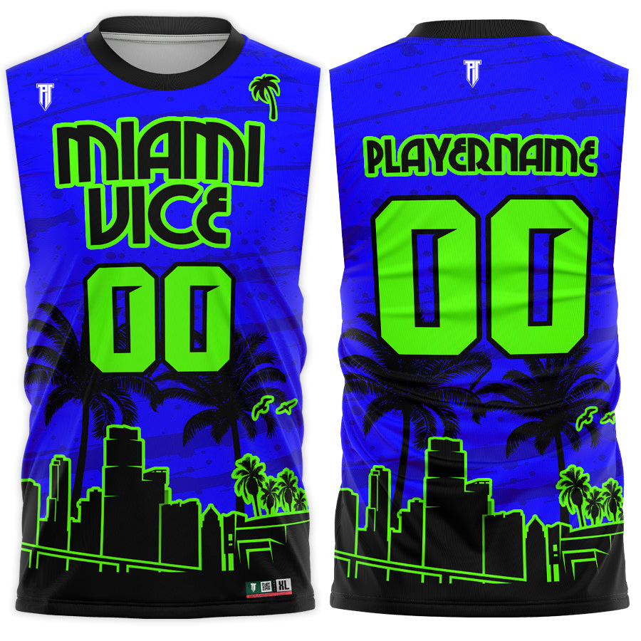 P.T.1 Apparel MIAMI VICE DRIFIT 7V7 CUSTOM FLAG FOOTBALL JERSEYS