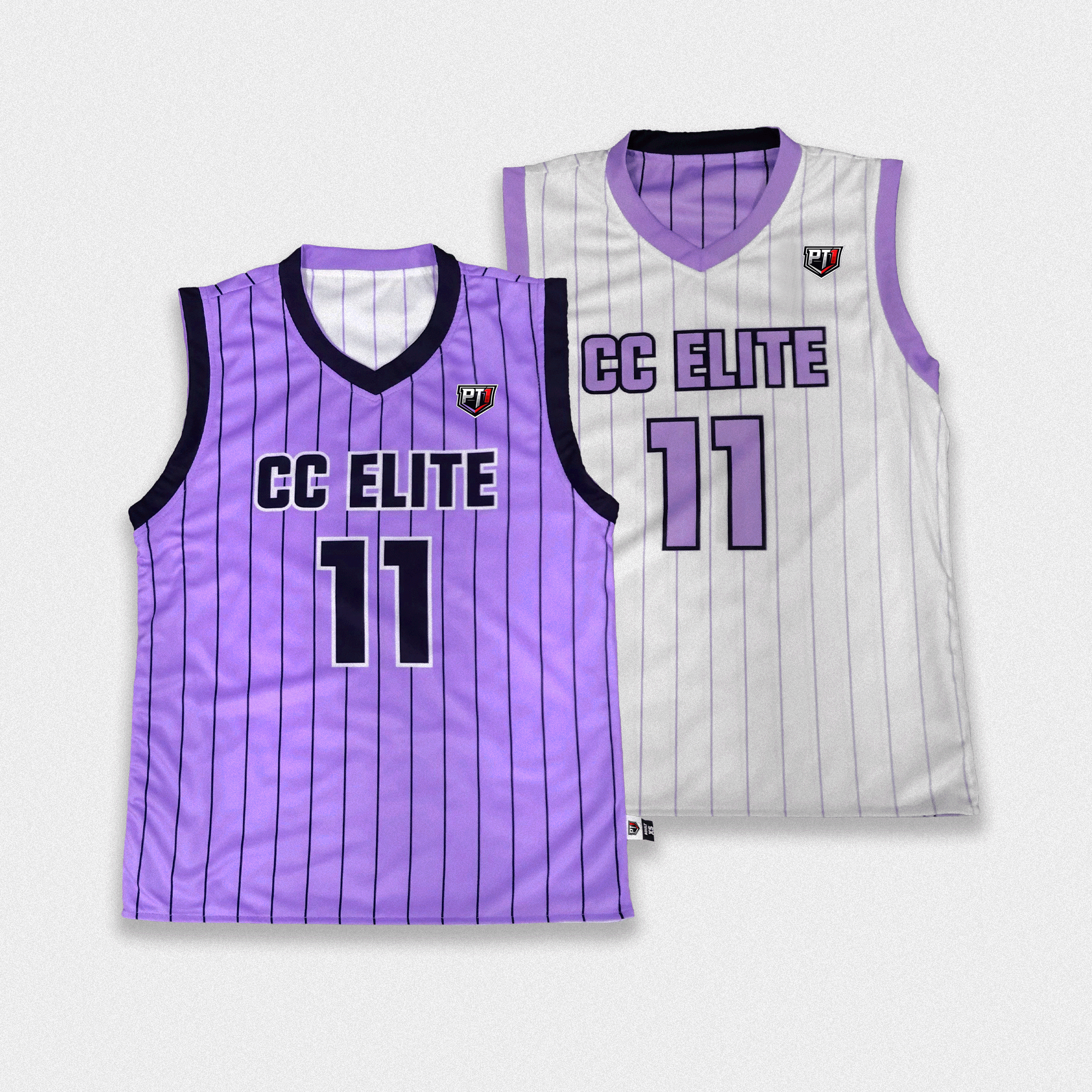 Reversible V-Neck Basketball Jersey