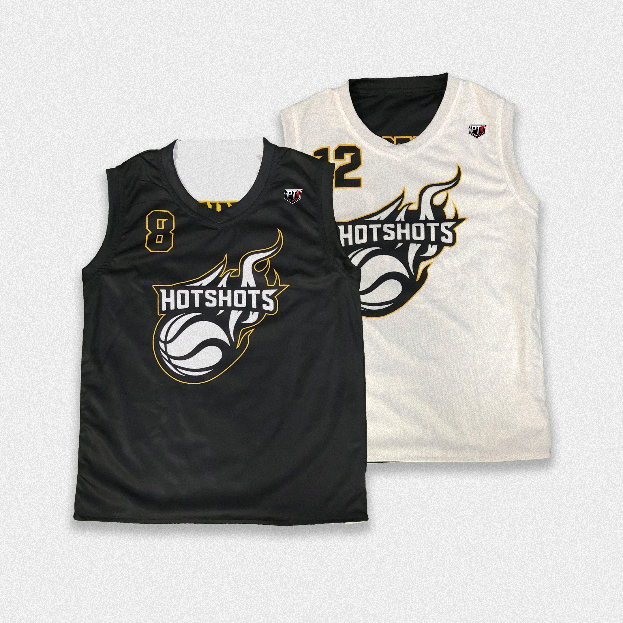 Reversible V-Neck Basketball Jersey