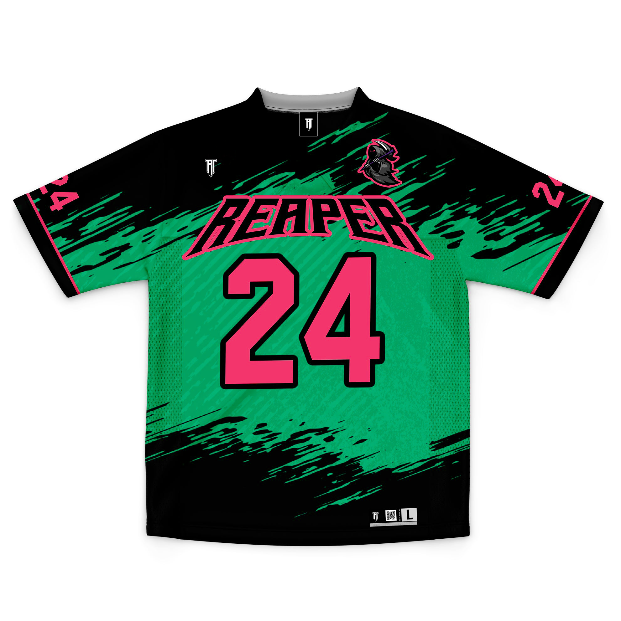 P.T.1 REAPER CUSTOM LACROSSE GAME JERSEY