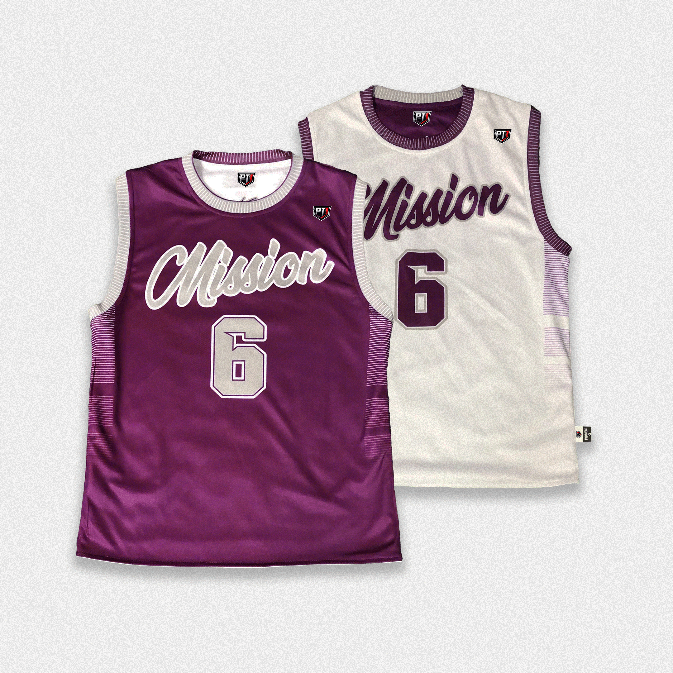 Reversible Crew-Neck Basketball Jersey