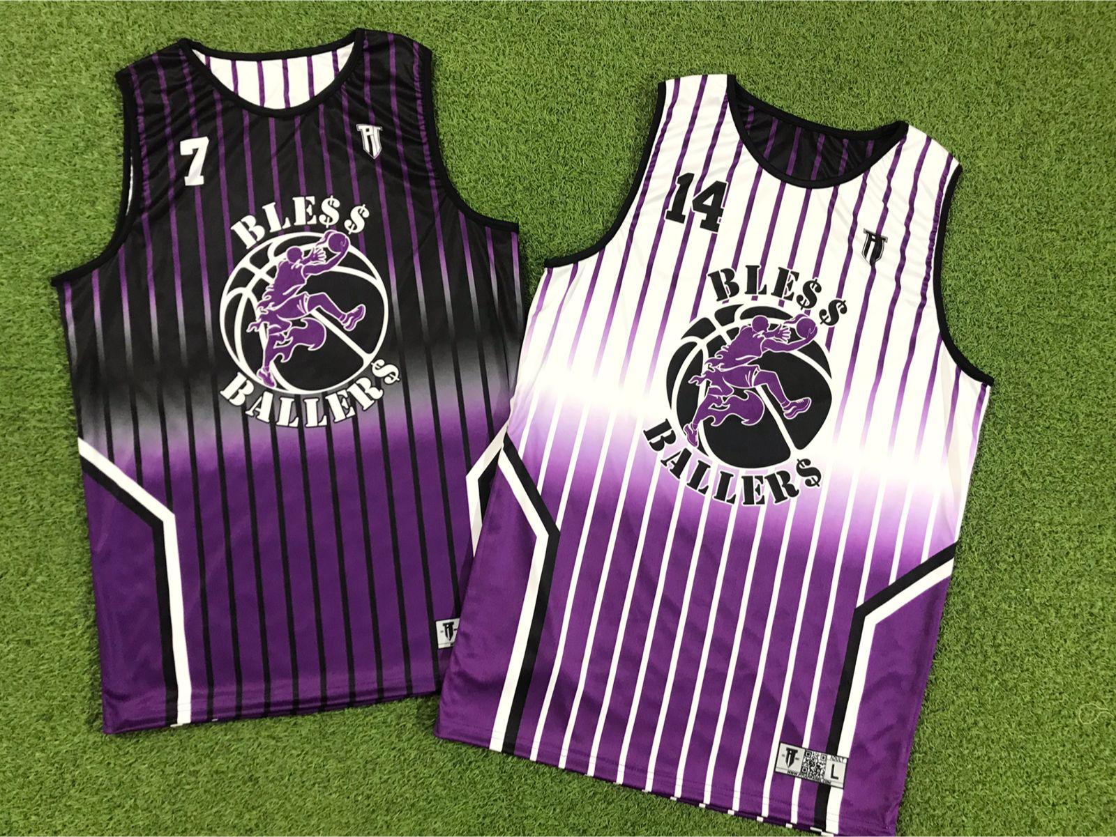Reversible basketball tops