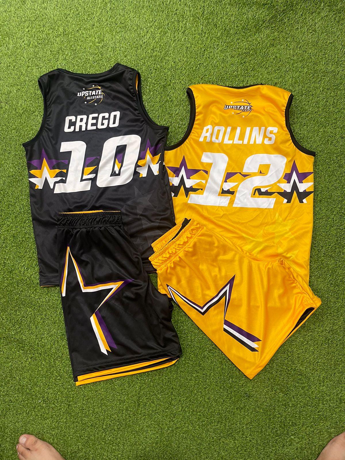 Reversible basketball uniforms