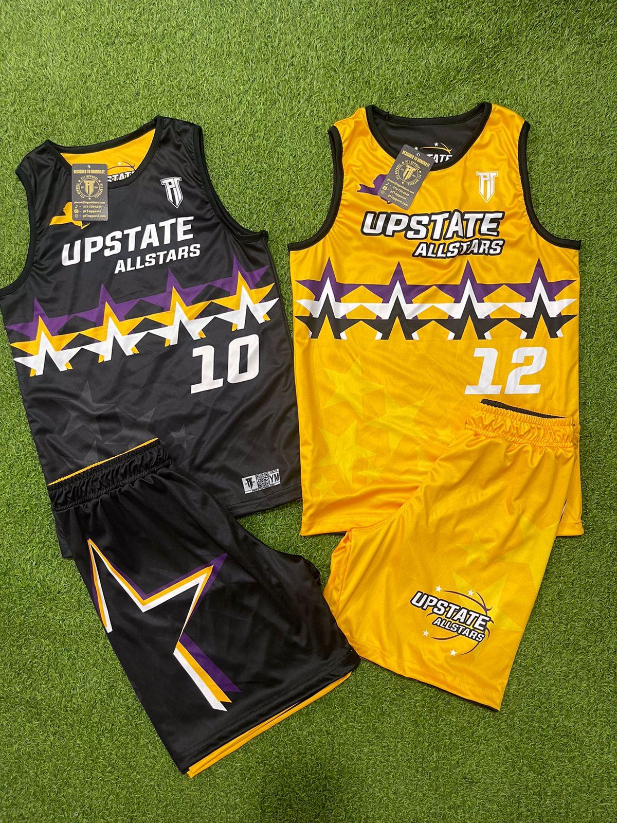 Reversible basketball uniforms