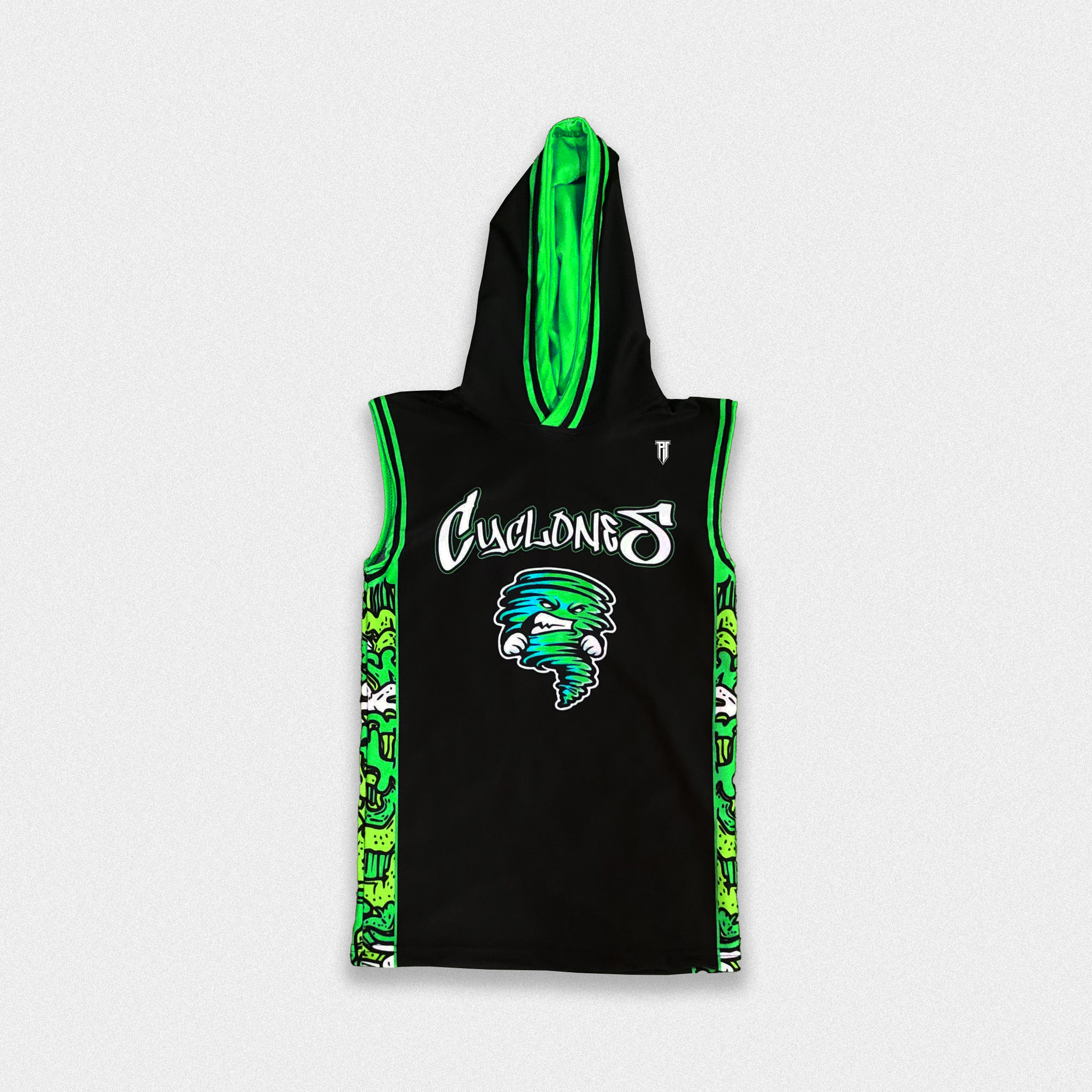 Sleeveless Hooded Compression Shirt