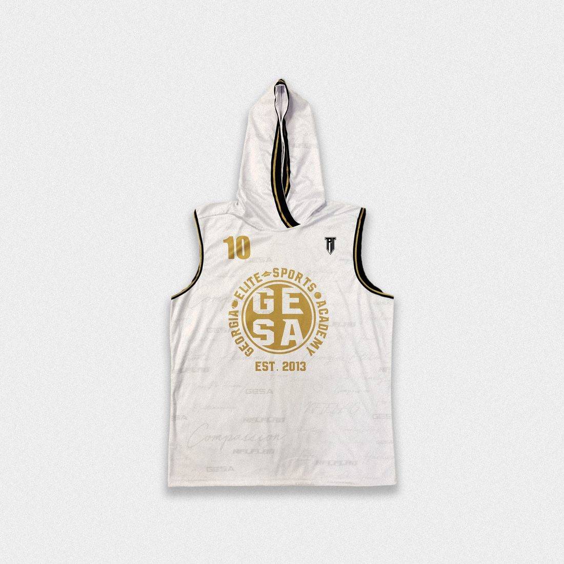 Sleeveless Hooded Compression Shirt