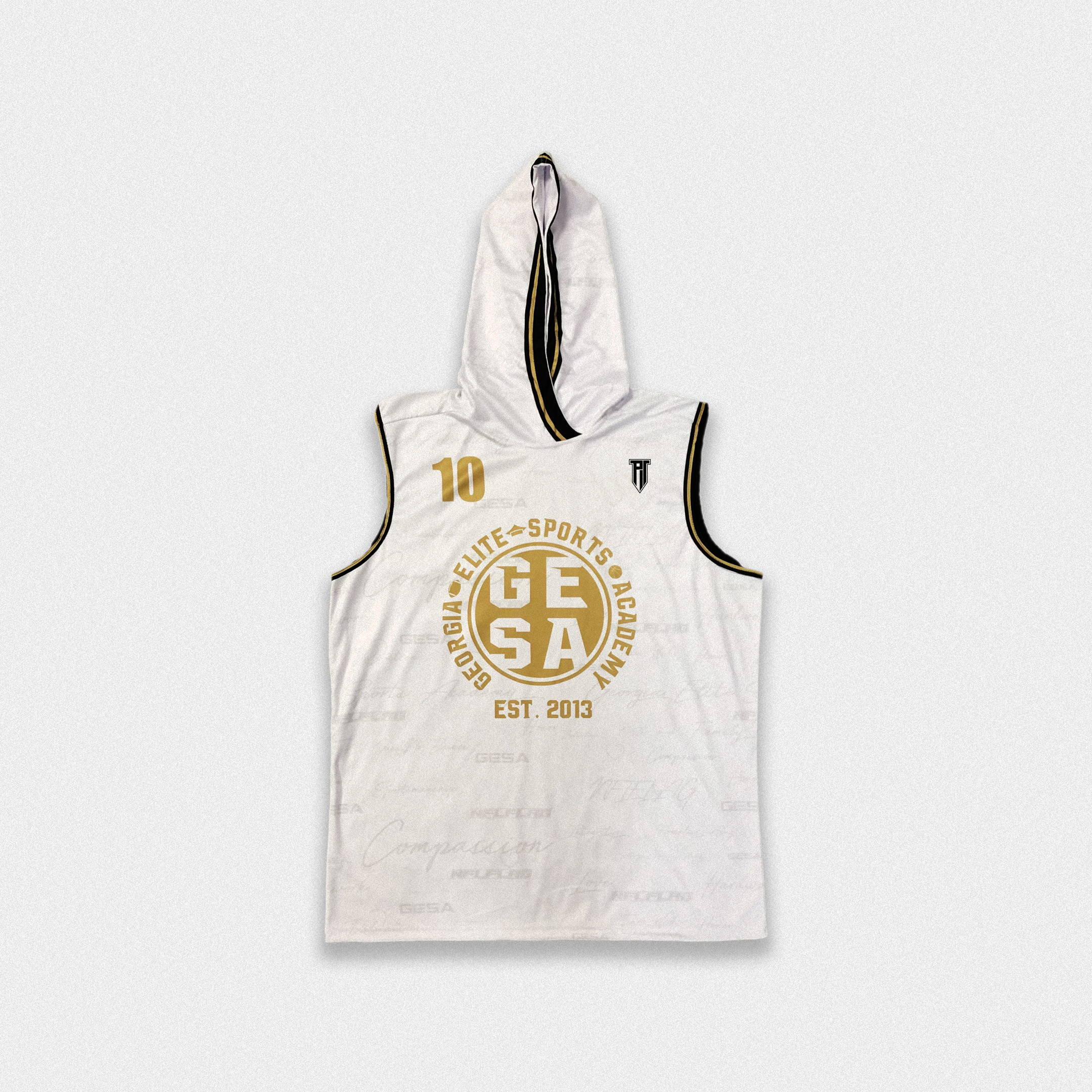 Sleeveless Hooded Compression Shirt