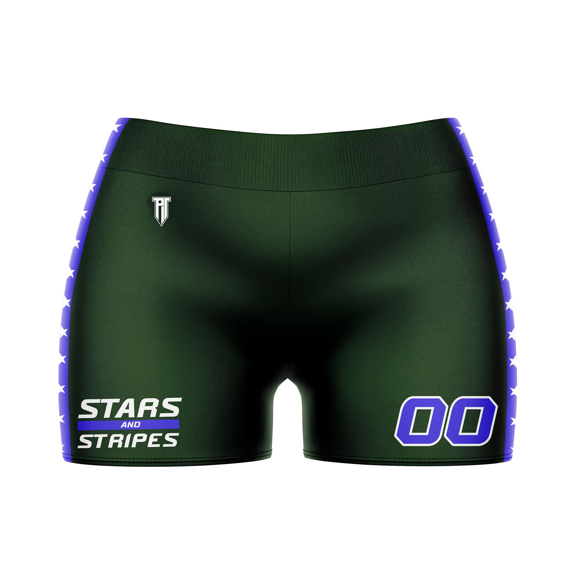 P.T.1 STARS AND STRIPES WOMANS VOLLEYBALL SHORTS