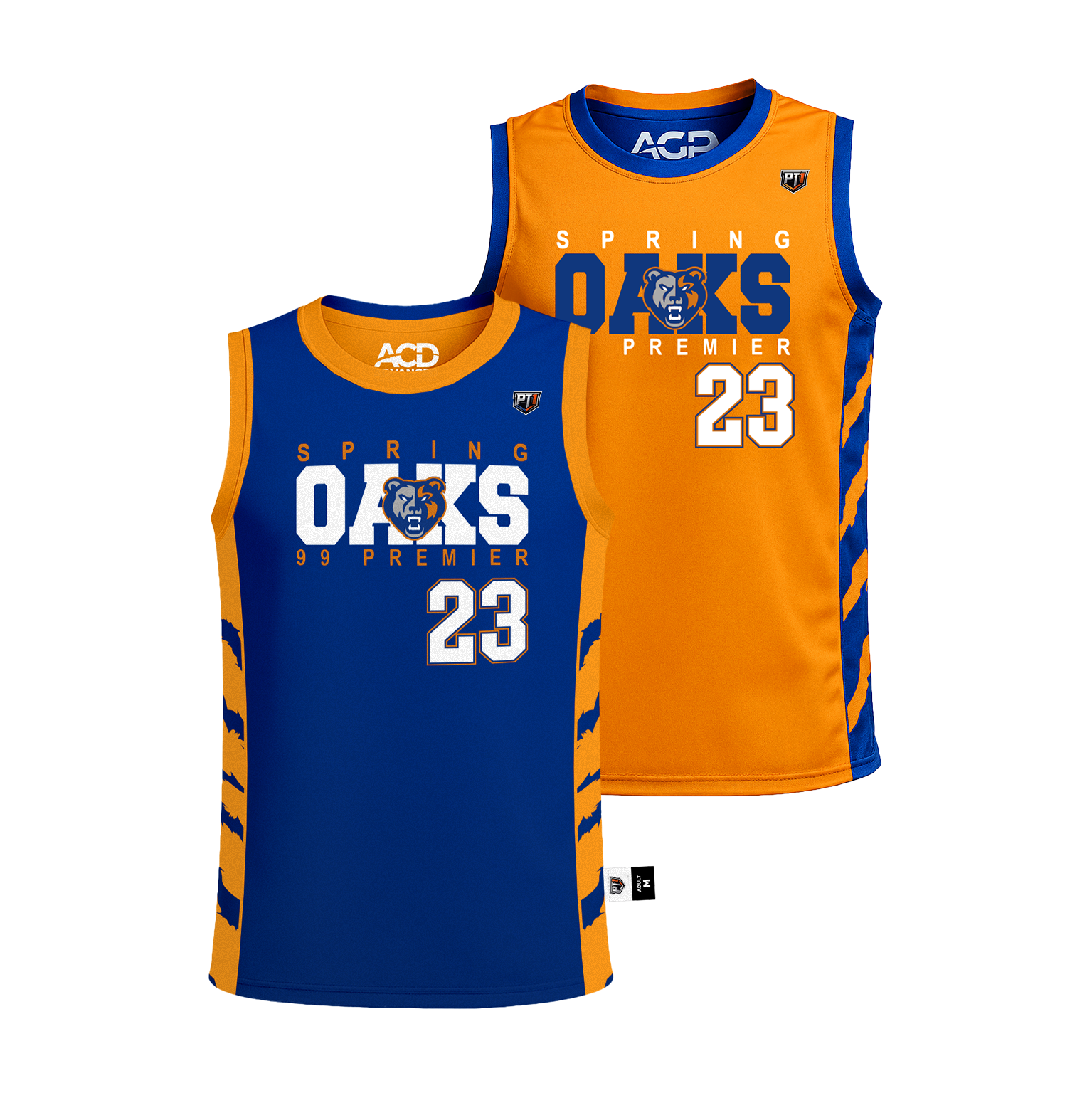 Reversible Crew-Neck Basketball Jersey