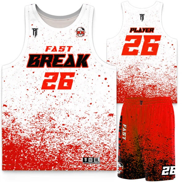 P.T. 1 FAST BREAK CUSTOM BASKETBALL UNIFORM