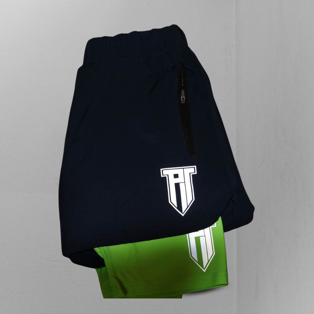 Green and Dark Blue. Men’s clothing and women’s clothing. People who play basketball, football, the NBA or the NBL wear this. Sportwear brand made for you. The PT 1 Apparel brand which is we can name a top sportswear brand. This is a sportswear essential collection or essentials collection. Popular sportswear shorts, with a beautiful theme. Best fit for gymming, outdoor activities, and hiking. Another option other than Nike, Adidas, puma or Markham.