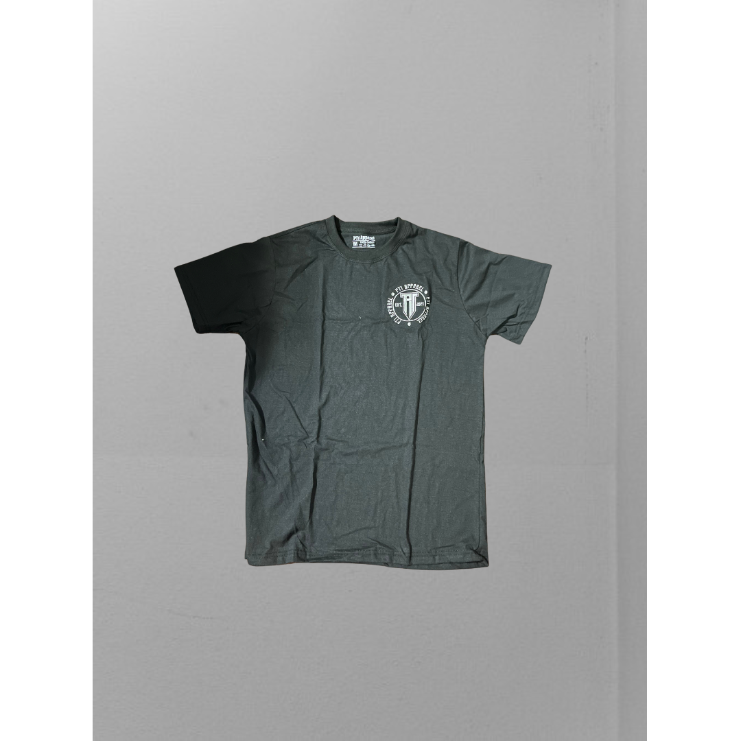 Black Embroidered Logo Short Sleeve T-Shirt