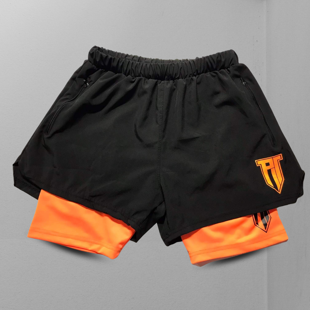 Orange and black. Men’s clothing and women’s clothing. People who play basketball, football, the NBA or the NBL wear this. Sportwear brand made for you. The PT 1 Apparel brand which is we can name a top sportswear brand. This is a sportswear essential collection or essentials collection. Popular sportswear shorts, with a beautiful theme. Best fit for gymming, outdoor activities, and hiking. Another option other than Nike, Adidas, puma or Markham.